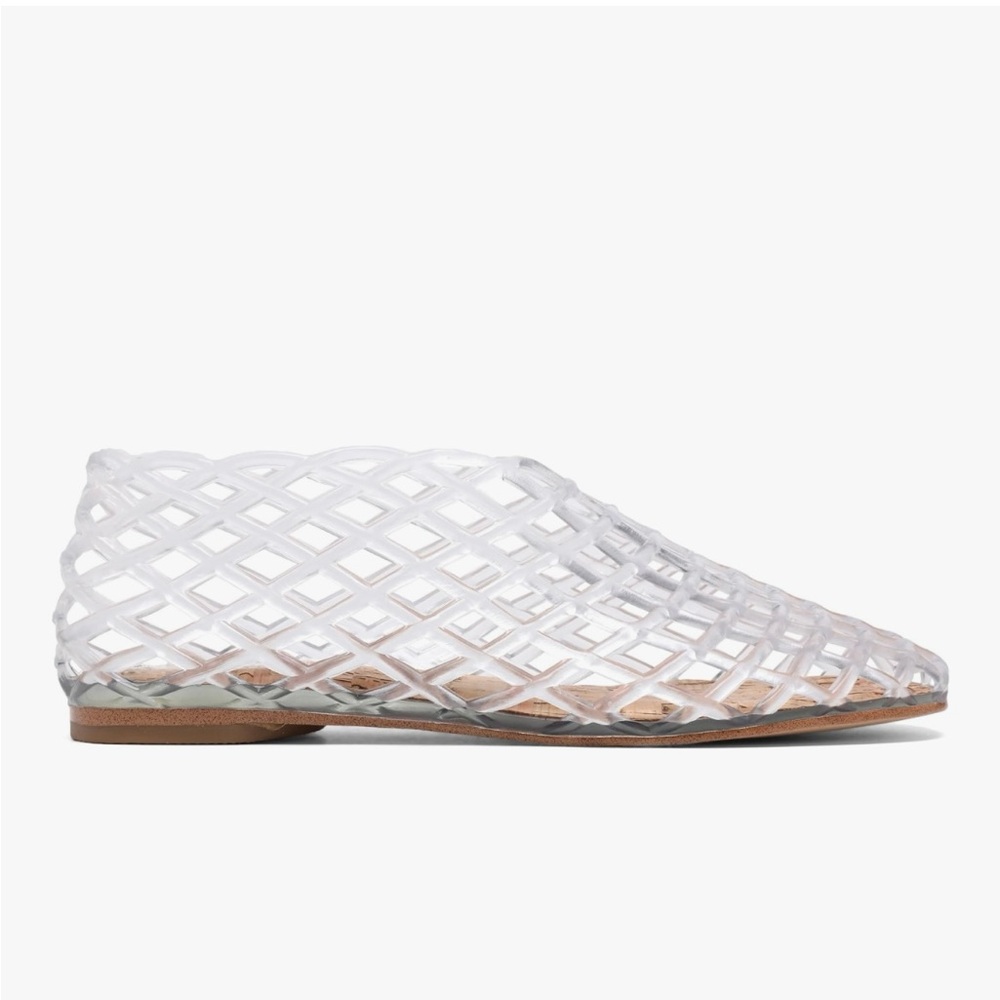 Brand new mesh jelly ballet flats, size 6.5